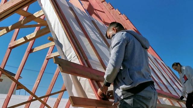 Обрешетка и контробрешетка каркасного дома своими руками. смотреть онлайн