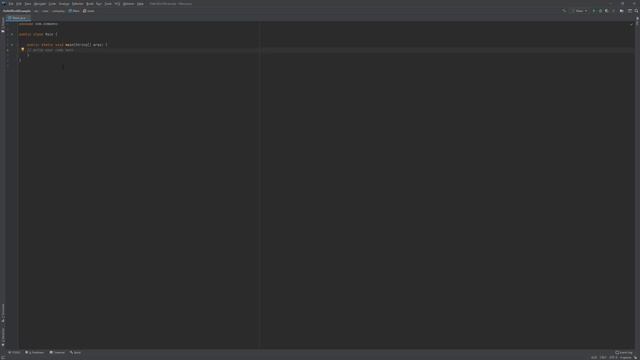 Java "Hello World"-application in IntelliJ смотреть онлайн