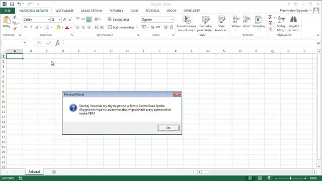 Funkcja Inputbox - VBA w Excelu 2013 / 2010 смотреть онлайн