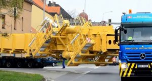 ОЧЕНЬ ЗРЕЛИЩНО! ПЕРЕВОЗКА КОНКРЕТНОГО НЕГАБАРИТНОГО ГРУЗА!.mp4