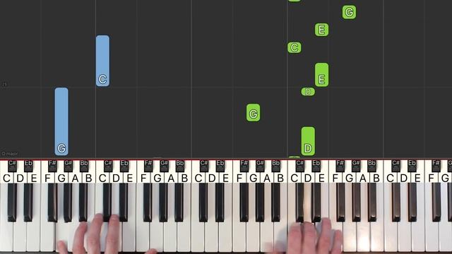 Mendelssohn - Wedding March - SLOW EASY Piano Tutorial смотреть онлайн