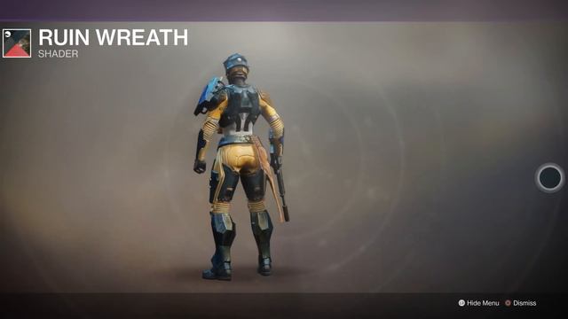 Destiny 2 Titan with Holdfast Armor and Ruin Wreath Shader смотреть онлайн