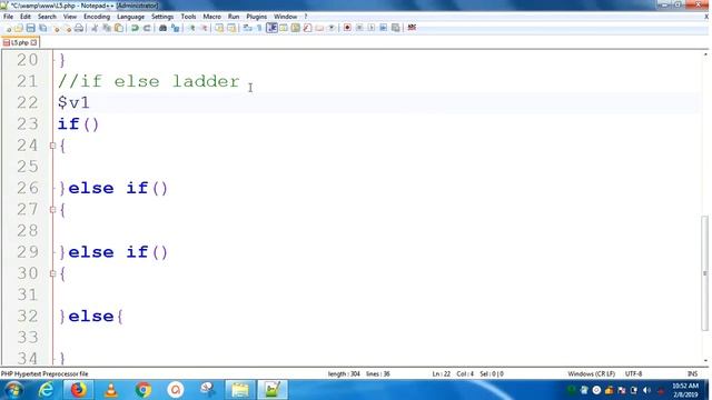 If else statement and its types in php | Lesson - 5 | PHP in Hindi смотреть онлайн
