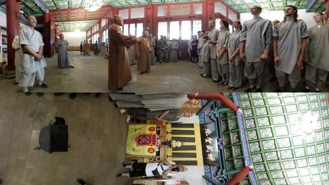 Настоятель монастыря Шаолинь, господин Ши Юнсинь, с монахами и учениками Мастера Ши Янбина смотреть онлайн