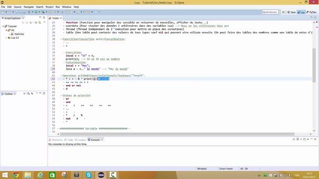 [FR] [Partie 3] Apprendre le Lua: Les bases et les variables смотреть онлайн