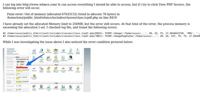 Webmasters: WHMCS Fatal error: Out of memory while View Invoice PDF (2 Solutions!!) смотреть онлайн