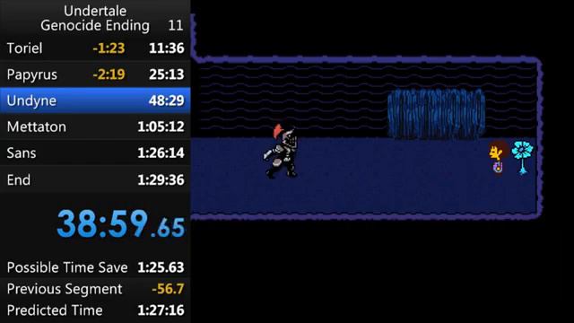 Undertale Genocide Speedrun [1:17:50] смотреть онлайн
