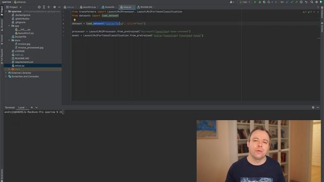 Running Hugging Face LayoutLM Model with PyCharm and Docker смотреть онлайн