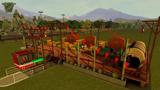 Rollercoaster Tycoon World Flatrides and stalls revealed! смотреть онлайн