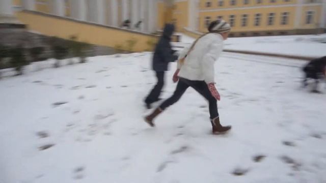Первый снег. г.Пушкин 01.11.2012 смотреть онлайн