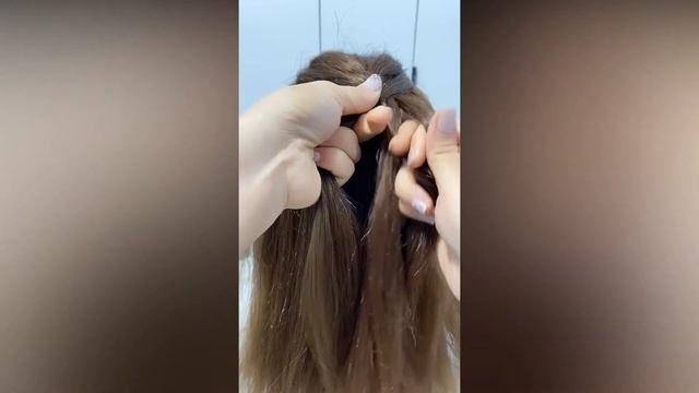 2 прически косы на длинные волосы ? для девочке на каждый день| легкие прически самой себе|hairstyl смотреть онлайн