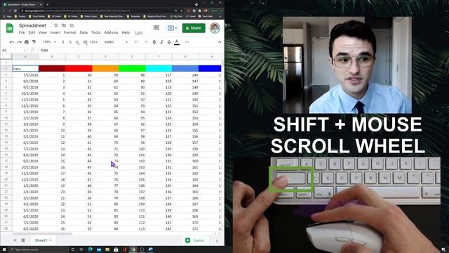 How to use your mouse scroll wheel to scroll right and left смотреть онлайн