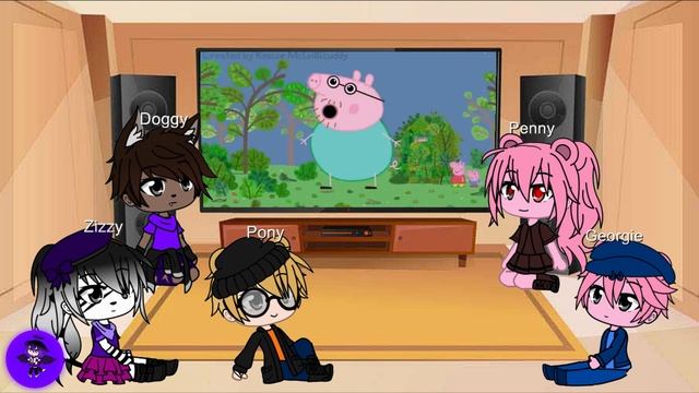 Gacha Club| ? Piggy characters react to Piggy Memes - Peppa and Roblox Piggy Funny Animation! смотреть онлайн