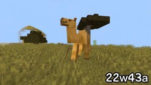 Изменение инвентаря, ходьбы верблюда и т.д. Майнкрафт 1.20! Снапшот 22w43a