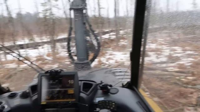 NO CLUE What I'm Doing! Operating a Logging Harvester in Michigan смотреть онлайн