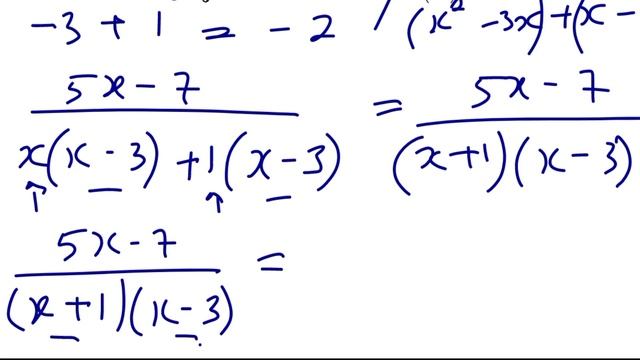 Find the partial fraction of x²+3x-10/(x²-2x-3) смотреть онлайн