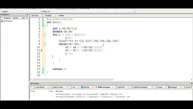 beecrowd Problem 1160 - Population Increase solution( Bangla ) | C language смотреть онлайн