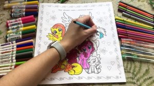 РАСКРАСКА ДЛЯ ДЕТЕЙ МАЛЕНЬКИЕ ПОНИ