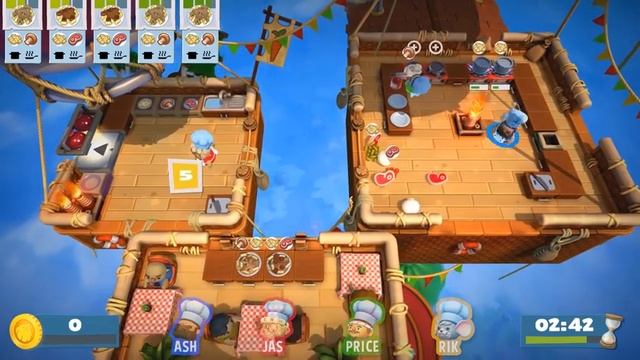 Overcooked 2 - #4 - RUSH HOUR DUMPLINGS! (4 Player Gameplay) смотреть онлайн