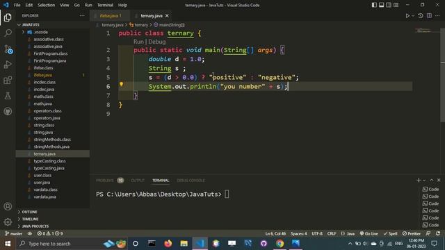 Short Hand if else in Java | Ternary Operator | Ternary Condition in Java | Java Tutorials 2023 смотреть онлайн