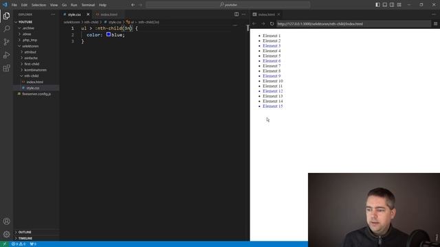 CSS nth-child() und nth-of-type() einfach erklärt | CSS lernen [deutsch] смотреть онлайн