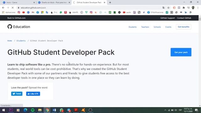 Canva Pro con GitHub - sin pagar, consigue tu cuenta Gratis ??? смотреть онлайн