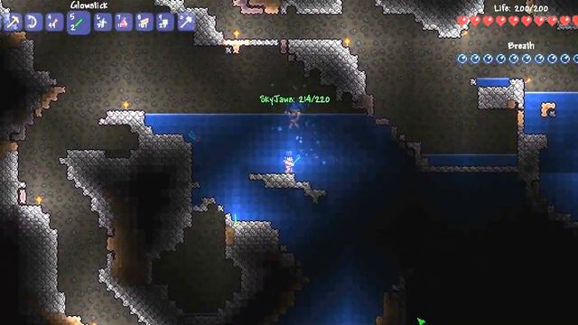 Lets Play Terraria Episode 3 w/ TheSkyJaws смотреть онлайн