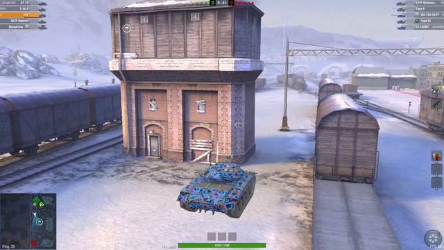 Играем в столкновение - Tanks Blitz смотреть онлайн
