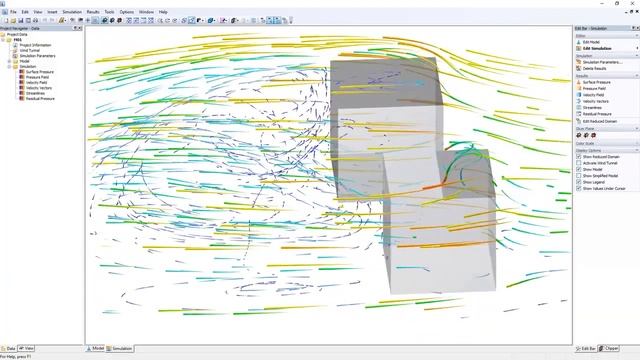 [EN] RWIND Simulation | Объект здания в аэродинамической трубе