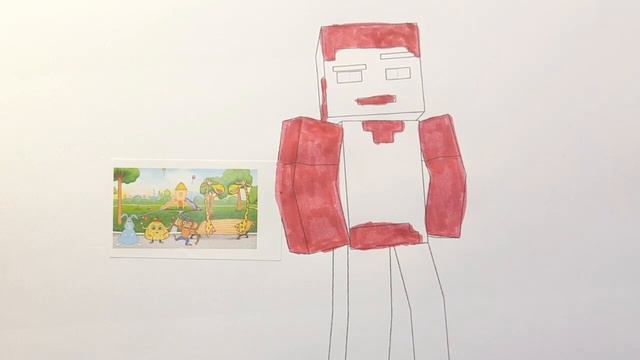 Minecraft Coloring Pages, Steve from Minecraft Coloring Book with Stickers смотреть онлайн