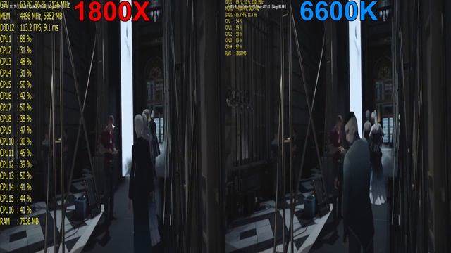 Ryzen 7 1800X vs Intel Core i5 6600K 8 Games Tested GTX 1070 OC смотреть онлайн