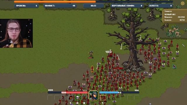 MIGHT'N MOW'EM - Vampire Survivors с Мультиплеером смотреть онлайн