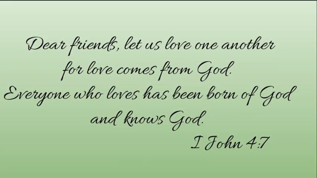 Scripture to Song: I John 4:7 смотреть онлайн