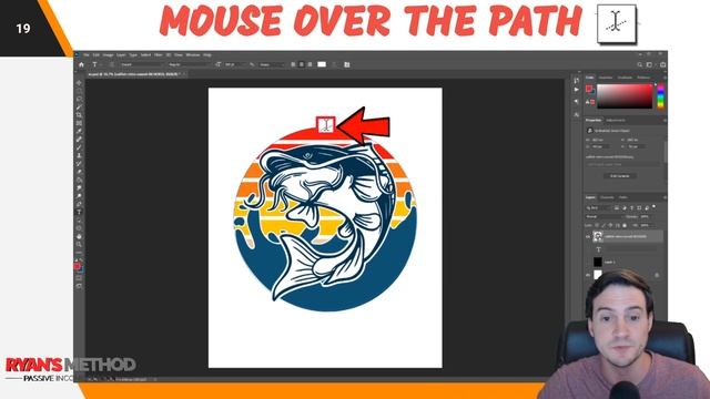 Photoshop T-Shirt Design: Curved Text Tutorial смотреть онлайн