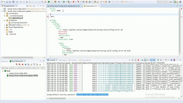 Spring Cloud Config Security смотреть онлайн