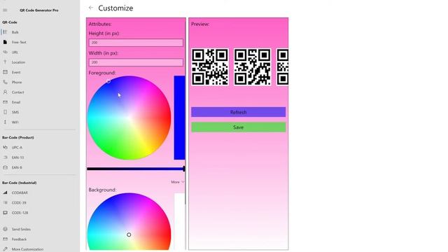 Customize Bulk QR Codes смотреть онлайн
