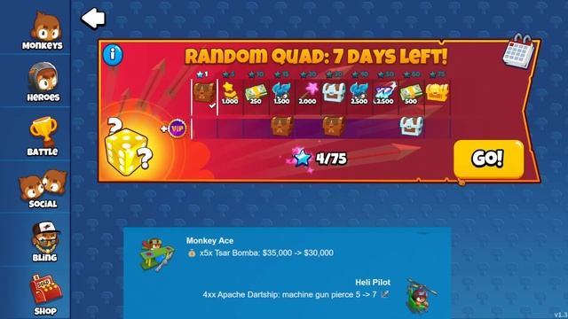 NEW Update & Game Mode - RANDOM Quad Is Here! (Bloons TD Battles 2) смотреть онлайн