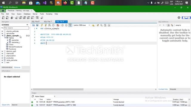 FUNCIONES PARA MANEJO DE FECHAS EN MYSQL смотреть онлайн