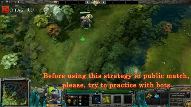 Как играть в Dota 2. Лесной Pudge смотреть онлайн