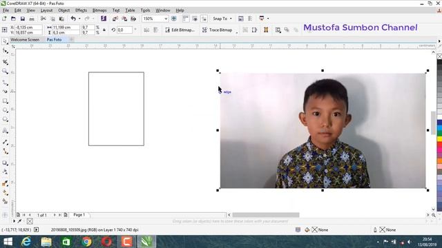 TUTORIAL MEMBUAT PAS FOTO 3X4 DAN 4X6 DI COREL DRAW X7 смотреть онлайн
