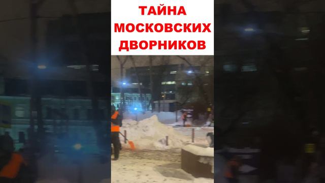 Тайна московских дворников: почему так плохо убирают снег? #москва #снег смотреть онлайн