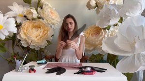 Мастер класс: Бабочка из огранзы с хвостиками