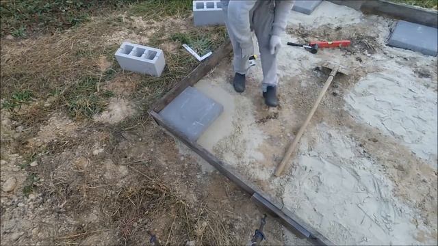 Столбчатый фундамент из блоков своими руками. Котельная | бытовка | сарай | хозблок смотреть онлайн