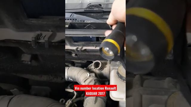 Vin number location Renault KADJAR 2017 ( serie sasiu ) смотреть онлайн