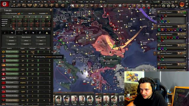 AFRİKA VE DOĞU CEPHESİ BAŞLADI | 1945 ENDSİEG - HEARTS OF IRON 4 #21 смотреть онлайн