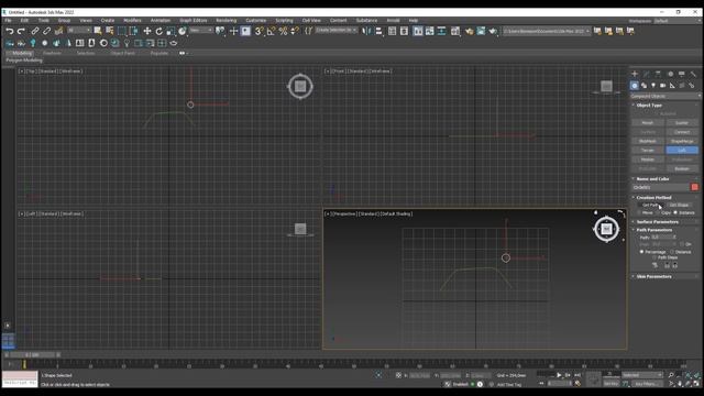 Функция  LOFT в программе 3dsMax