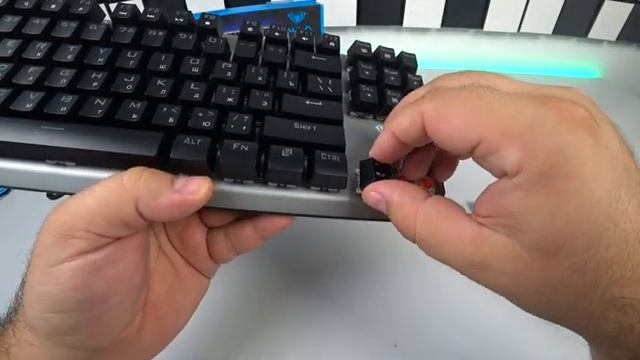 Aula Aegis ⌨ Бюджетная механическая TKL клавиатура на красных свитчах смотреть онлайн