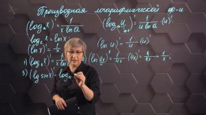 86-Производная логарифмической функции. 11 класс.