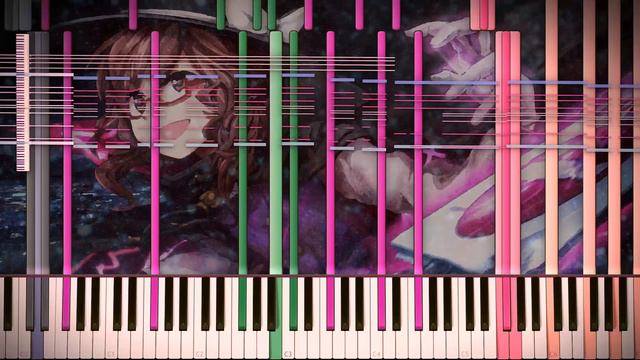 Synthesia: Touhou 16.5 - Lunatic Dreamer | 100,000+ Notes | Black MIDI смотреть онлайн