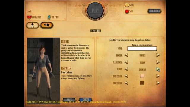 [The Mummy Online] Character Creation смотреть онлайн